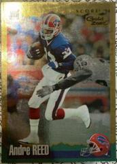 Andre Reed [Gold Zone] #136 Football Cards 1994 Panini Score Prices