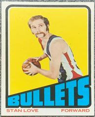 Stan Love Basketball Cards 1972 Topps Prices