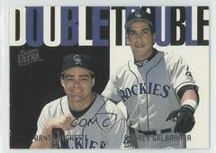 Andres Galarraga. Dante Bichette Baseball Cards 1997 Ultra Double Trouble Prices