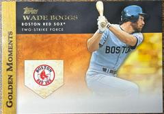 Wade Boggs #GM-38 Baseball Cards 2012 Topps Golden Moments Prices