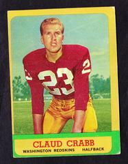 Claud Crabb #168 Football Cards 1963 Topps Prices