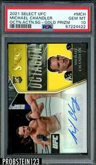 Michael Chandler [Gold] #RS-MCH Ufc Cards 2021 Panini Select UFC Rookie Signatures Prices
