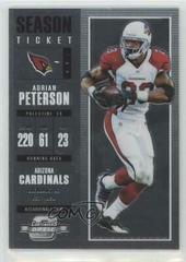 Adrian Peterson Football Cards 2017 Panini Contenders Optic Prices