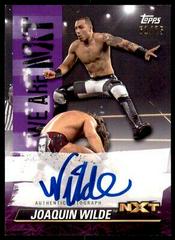 Joaquin Wilde [Purple] Wrestling Cards 2021 Topps WWE We Are NXT Autographs Prices