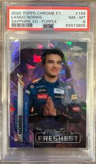 Lando Norris [Sapphire Purple] #199 Racing Cards 2020 Topps Chrome Formula 1 Prices
