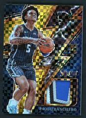 Paolo Banchero [Gold] #S-PB Basketball Cards 2022 Panini Select Sparks Patch Prices
