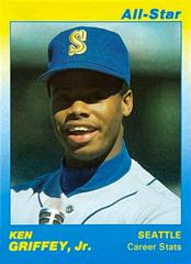 Ken Griffey Jr. [Career Stats] Baseball Cards 1991 Star All Stars Prices