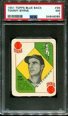 Tommy Byrne Baseball Cards 1951 Topps Blue Back Prices