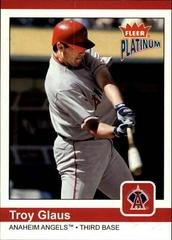 Troy Glaus #120 Baseball Cards 2004 Fleer Platinum Prices