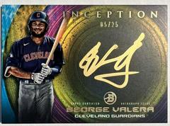 George Valera [Gold Rainbow] #ISS-GV Baseball Cards 2022 Bowman Inception Silver Signings Autographs Prices