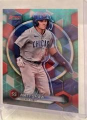 Matt Shaw [Aqua Lava] #TP-28 Baseball Cards 2023 Bowman's Best Top Prospects Prices