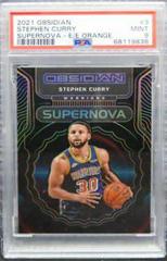 Stephen Curry [Orange] #3 Basketball Cards 2021 Panini Obsidian Supernova Prices