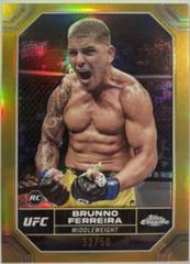 Brunno Ferreira RC [Gold Refractor] #3 Ufc Cards 2024 Topps Chrome UFC Prices