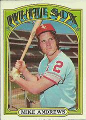 Mike Andrews #361 Baseball Cards 1972 Topps Prices