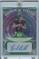 Desmond Ridder [Green] #RVS-DR Football Cards 2022 Panini Illusions Rookie Vision Signatures Prices