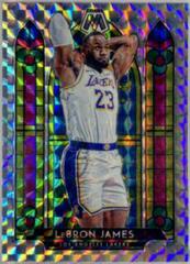 LeBron James #3 Basketball Cards 2019 Panini Mosaic Stained Glass Prices
