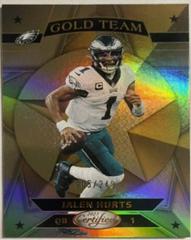 Jalen Hurts [Bronze] #GT-11 Football Cards 2023 Panini Certified Gold Team Prices