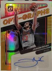 Joakim Noah [Gold] #OG-JKN Basketball Cards 2021 Panini Donruss Optic Opti Graphs Prices