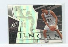Tim Duncan Basketball Cards 2003 Spx Prices