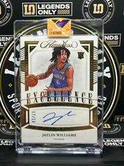 Jaylin Williams [Gold] #28 Basketball Cards 2022 Panini Flawless Excellence Signature Prices