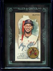 Byron Buxton [X Silver] Baseball Cards 2023 Topps Allen & Ginter Mini Framed Autographs Prices
