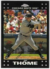Jim Thome [Refractor] #205 Baseball Cards 2007 Topps Chrome Prices
