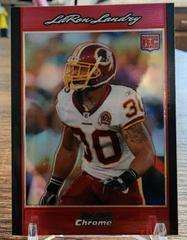Laron Landry [Red Refractor] Football Cards 2007 Bowman Chrome Prices