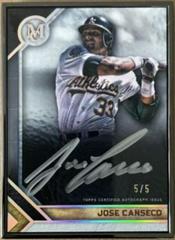Jose Canseco [Black] #MFA-JC Baseball Cards 2023 Topps Museum Collection Framed Autographs Prices