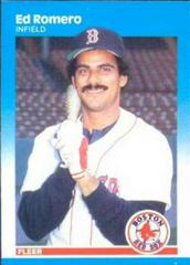 Ed Romero #42 Baseball Cards 1987 Fleer Prices