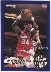 Hakeem Olajuwon #10 Basketball Cards 1992 Fleer Team Leaders Prices