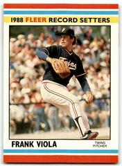 Frank Viola Baseball Cards 1988 Fleer Record Setters Prices