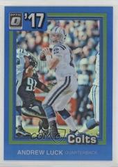 Andrew Luck [Blue] Football Cards 2017 Panini Donruss Optic 1981 Tribute Prices