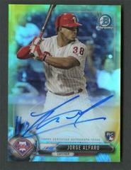 Jorge Alfaro [Chrome Gold Refractor] Baseball Cards 2017 Bowman Rookie Autographs Prices