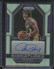 Pat Riley [Silver] Basketball Cards 2022 Panini Prizm Signatures Prices