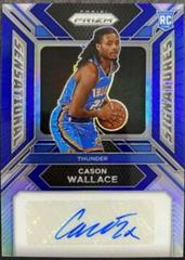 Cason Wallace [Blue Prizm] #11 Basketball Cards 2023 Panini Prizm Sensational Signature Prices