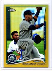 Robinson Cano [Fielding Gold Refractor] Baseball Cards 2014 Topps Chrome Prices