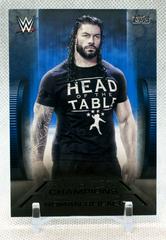 Roman Reigns [Blue] Wrestling Cards 2021 Topps WWE Undisputed Grand Slam Champions Prices