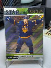 Connor McDavid #SOS-2 Hockey Cards 2022 Upper Deck Synergy Star Of The Show Prices