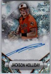 Jackson Holliday [Speckle] #PA-JH Baseball Cards 2023 Bowman Sterling Prospect Autograph Prices
