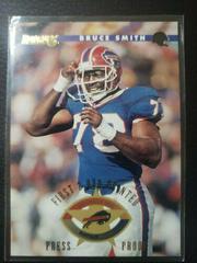 Bruce Smith [Press Proof] #100 Football Cards 1996 Panini Donruss Prices