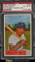 Dave Philley [157 Games, Traded Line] #163 Baseball Cards 1954 Bowman Prices