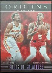 Trae Young / Dejounte Murray [Red] #16 Basketball Cards 2023 Panini Origins Roots of Greatness Prices