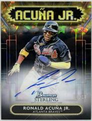 Ronald Acuna Jr. #SSA-RA Baseball Cards 2022 Bowman Sterling Signage Autographs Prices