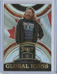 Sami Zayn [Silver] #2 Wrestling Cards 2023 Panini Select WWE Global Icons Prices