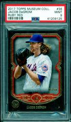 Jacob deGrom [Ruby Red] #36 Baseball Cards 2017 Topps Museum Collection Prices