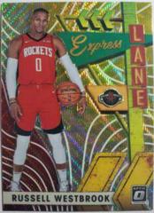 Russell Westbrook [Gold Wave] Basketball Cards 2019 Panini Donruss Optic Express Lane Prices