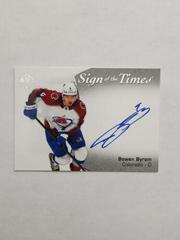 Bowen Byram Hockey Cards 2021 SP Authentic Sign of the Times Autographs Prices