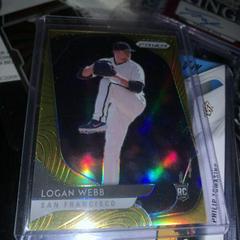 Logan Webb [Gold Prizm] #168 Baseball Cards 2020 Panini Prizm Prices