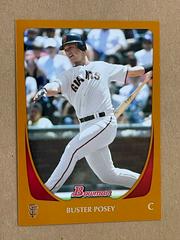 Buster Posey [Orange] Baseball Cards 2011 Bowman Prices