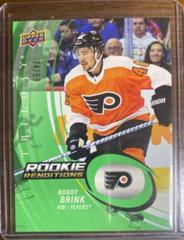 Bobby Brink [Green] Hockey Cards 2022 Upper Deck Trilogy Rookie Renditions Prices